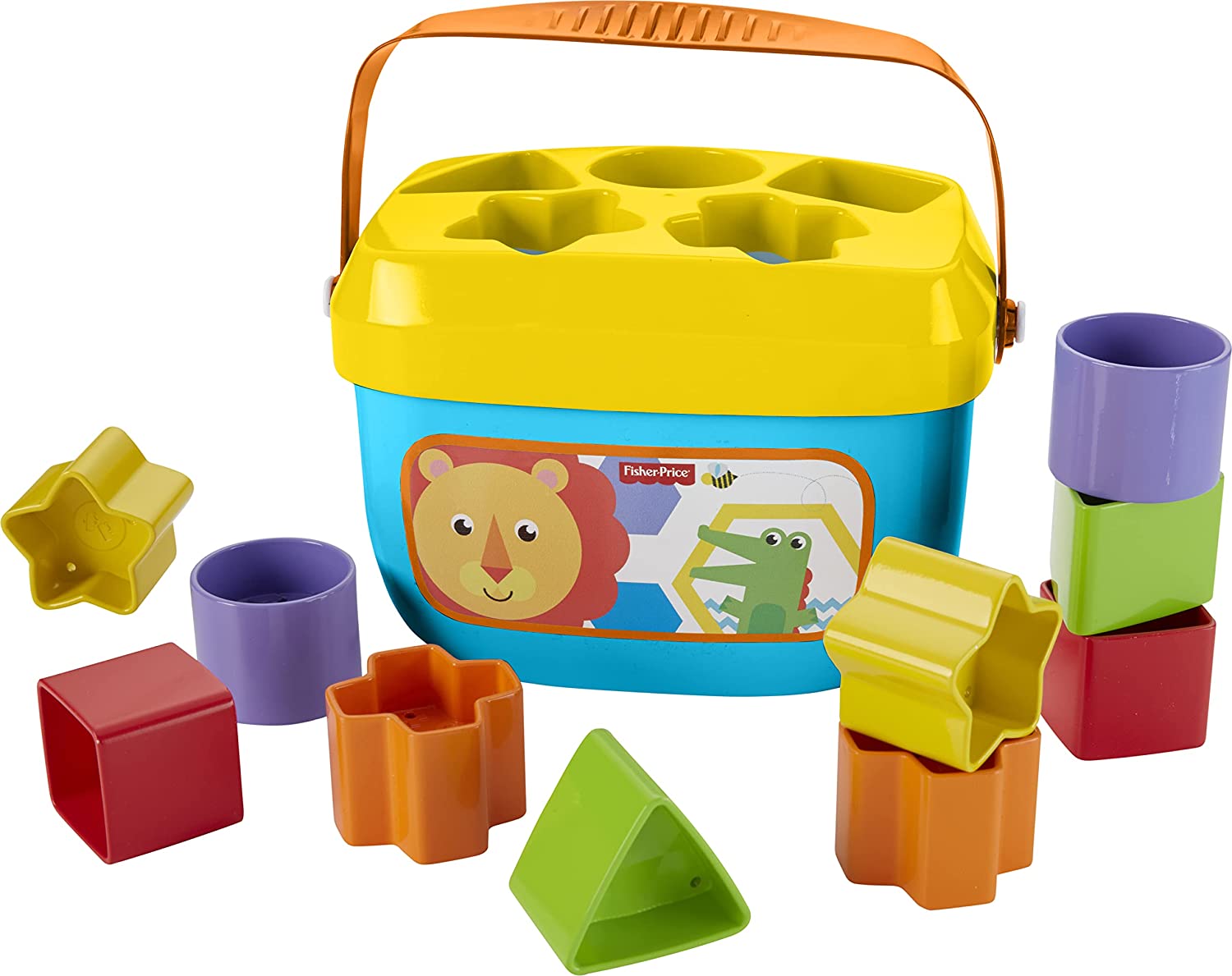 Balde Primeiros Blocos Fisher Price Mattel Balde Primeiros Blocos Fisher Price Mattel